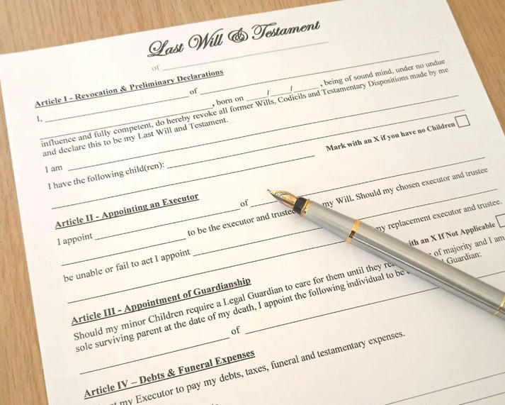 Step-by-Step Guide to Using a Will Writing Kit